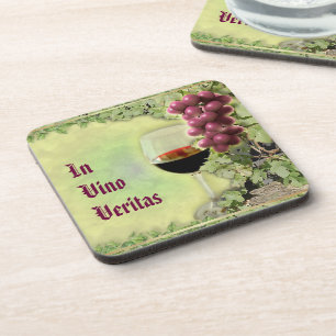 In Vino Veritas Drankjes Onderzetter