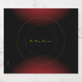In Vino Veritas Food and Beverage Label Set Sparkling Wijnetiket (Enkel label)