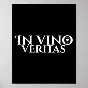 In Vino Veritas _ Latijn _ Oude Rome _ Wijnliefde Poster