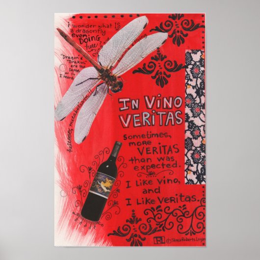 In Vino Veritas Poster (Voorkant)