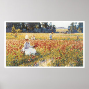 In Vlaanderen - waar soldaten slapen en papavers Poster