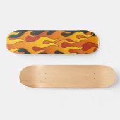 In vlammen skateboard (Horizontaal)