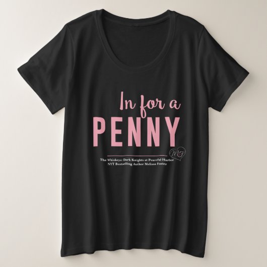 In voor een Penny T-shirt tot 4x (Design voorkant)