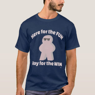 In voor plezier blijven voor win spel humor t-shirt