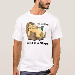 In vorm kat t-shirt