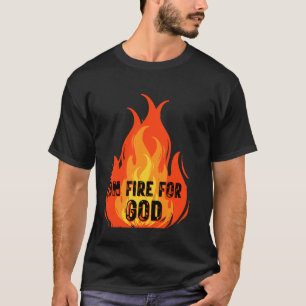 In vuur en vlam voor Gods Kerk Inspirerend Christe T-shirt