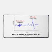 In welk stadium van de slaap ben je? bureaumat (Voorkant)