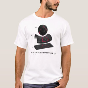 In welk universum woon je? t-shirt