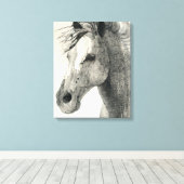 In wind II Canvas Afdruk (Insitu (Houten vloer))