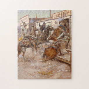 In Without Knocking 1909 - Charles Marion Russell Legpuzzel