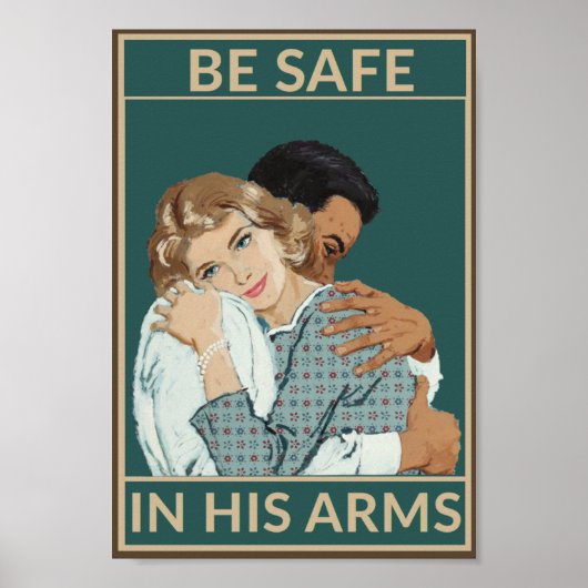In zijn armen poster (Voorkant)