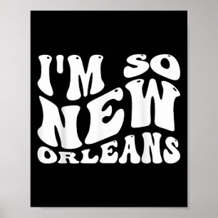 In zo New Orleans, citaten van de stad Poster