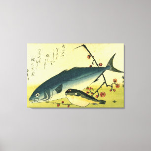 Inada & Fugu - Impression de poisson japonais de H