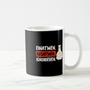 Inademen Uitademen Negeren Grappige Lama Yoga Koffiemok