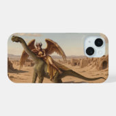 Inanna fantastique avec dinosaure (Verso Horizontal)