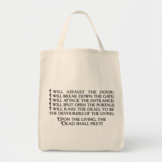 Inanna/Ishtar die het Onderwereldcitaat ingaat Tote Bag (Voorkant)