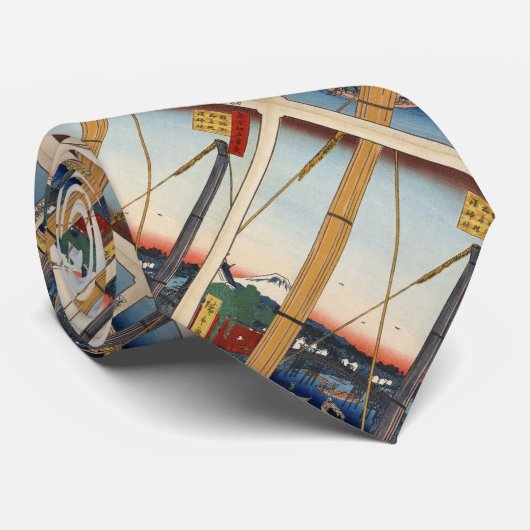 Inari bridge en Minato shrine, Teppō zu Stropdas (Opgerold)