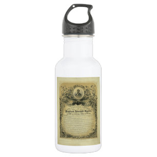 Inaugurale Adres van President Abraham Lincoln Waterfles