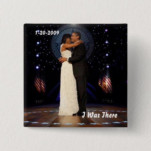 Inaugurale bal waar ik was Button (Voorkant)