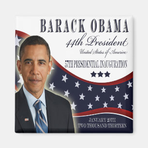 Inaugurale Obama Magnet 2013 Magneet