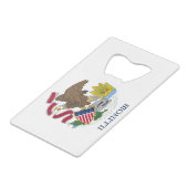 Inaugurateur de bouteilles en acier avec drapeau d (Devant Angle)