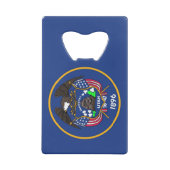 Inaugurateur de bouteilles en acier avec drapeau d (Dos)