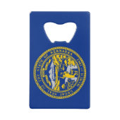 Inaugurateur de bouteilles en acier avec drapeau d (Devant)