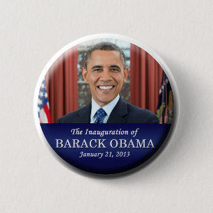 Inauguratie Barack Obama 2013 Ronde Button 5,7 Cm