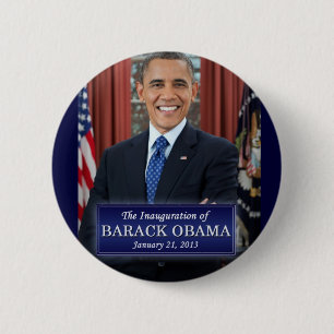 Inauguratie Barack Obama 2013 Ronde Button 5,7 Cm