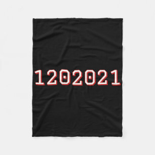 Inauguratie dag datum anti Trump 86 45 1 20 Fleece Deken