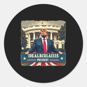 Inauguratie Dag President Donald Trump 2025 Ronde Sticker