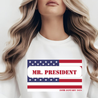 Inauguratie "Mr. President" Tri-Blend Shirt
