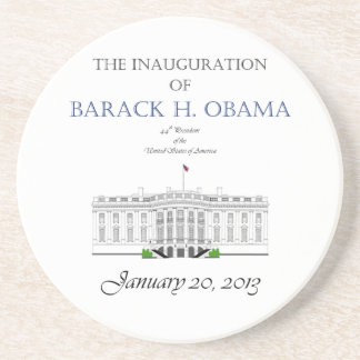 Inauguratie Obama 2013 Zandsteen Onderzetter