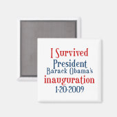 Inauguratie president Obamas Magneet (Voorkant / Achterkant)