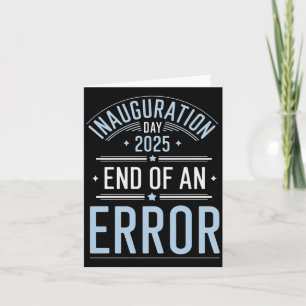 Inauguratiedag 2025 Einde van een fout - De perfec Kaart