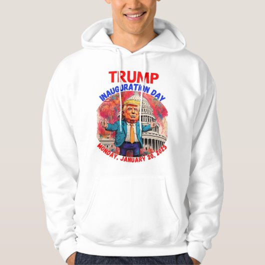 INAUGURATIEDAG DONALD TRUMP 2025 HOODIE (Voorkant)