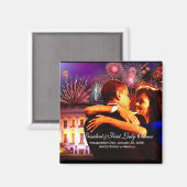 Inauguration Celebration Magnet Magneet (Voorkant / Achterkant)