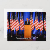 Inauguration Day 2009 Post Card Briefkaart (Voorkant / Achterkant)