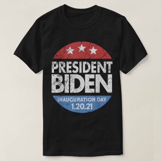 Inauguration Day 2021 Joe Biden 46 President Biden T-shirt (Design voorkant)
