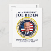 Inauguration day 2021 president Biden Briefkaart (Voorkant / Achterkant)