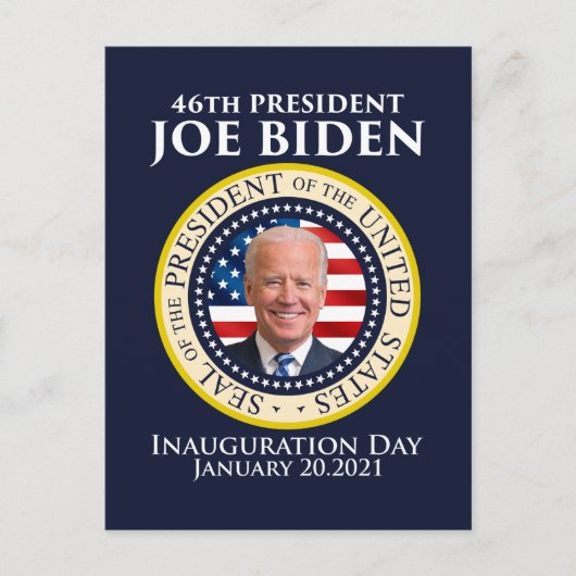 Inauguration day 2021 president Biden Briefkaart (Voorkant)