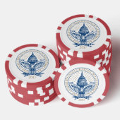 Inauguration Donald Trump Mike Pence 2017 Logo USA Pokerchips (Opstapeling)