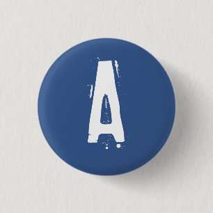 Inbare het Alfabet van 'a' (#2) Ronde Button 3,2 Cm