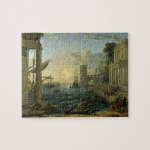 Inbarsting van de koningin van Sheba - Claude Lorr Legpuzzel