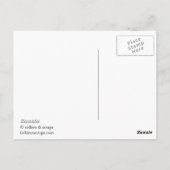 Inbelen Briefkaart (Achterkant)