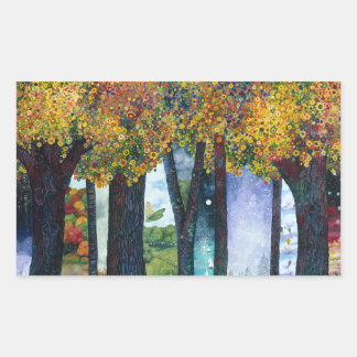 Inbetween Places II Rechthoekige Sticker