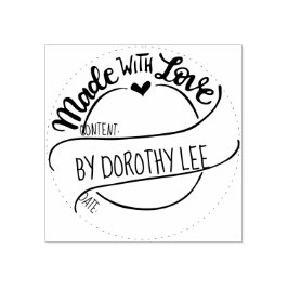 Inblikken stempel - gemaakt met liefde Gepersonali