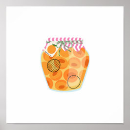 Inblikken van voedsel - abrikozen poster