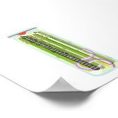 Inblikken van voedsel - geplukte asperges poster (Hoek)