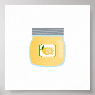 Inblikken van voedsel - Lemon Curd Poster